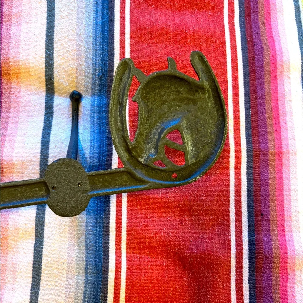 Rustic cast iron Horseshoe Wall Hook